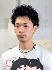 スパイキーショート　短髪　刈り上げ無し