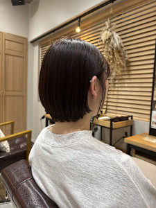 ショートボブ×ナチュラルブウン◎