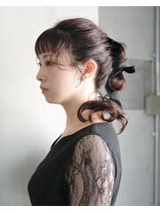 【MAAAAAC】ポニーテールアレンジ べロア