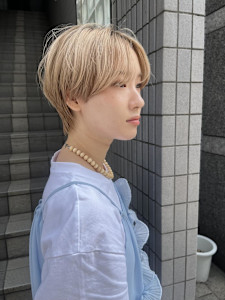 ハンサムショート前髪あり