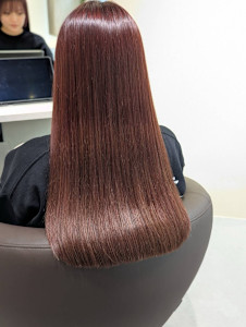 ピンクブラウン×髪質改善