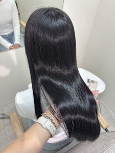 髪質改善トリートメント/ダークグレージュ/韓国/前髪カット