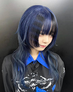 オーダーメイド　デザインカラー　ケアブリーチカラー　ウルフ