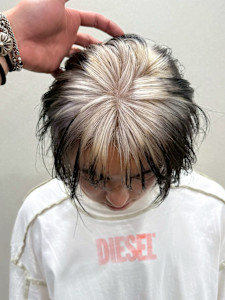 ルーツカラー　デザインカラー　ケアブリーチカラー　姫レイヤー - Null 原宿店 デザインカラー/ダブルカラー掲載