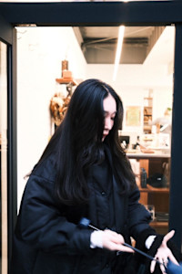 暗髪大人ミディアム/グラデーション/20代30代/髪質改善