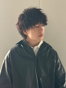 無造作パーマショート