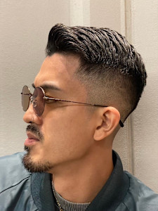 サイドパート×フェード