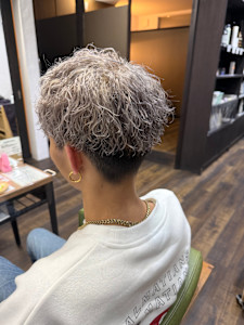 ハイトーン×パーマ