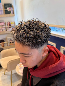 極道パーマ/ホワイトメッシュ