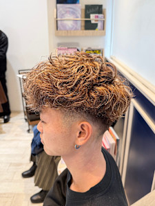 スペインカール/ハイライト/外国人風ブラウンカラー