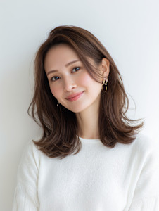 レイヤーカット/イメチェン/外ハネボブ/美髪/髪型