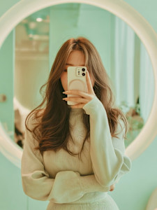 ヘーゼルベージュ、ダブルカラー