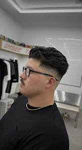 オールバックフェード