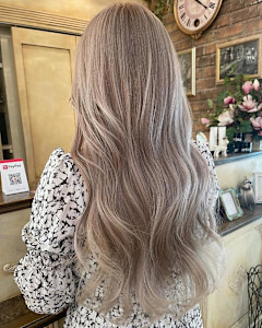 シャンパンベージュ/韓国巻き/ミルクティーブラウン