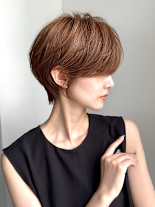 前下がりショート・ボブ/絶壁解消/前髪あり/40代/30代