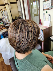 白髪ぼかし　大人カラー