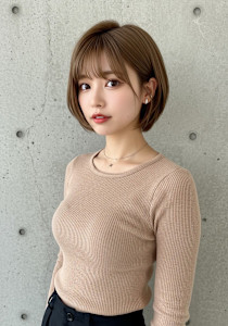 #磐田　ショートボブ