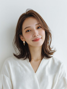 レイヤーカット/イメチェン/外ハネボブ/美髪/髪型