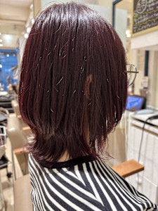 ウルフボブ/顔周りレイヤー