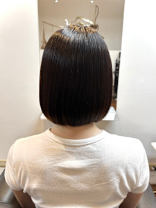 縮毛矯正×ボブ
