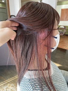 ナチュラルインナーカラー