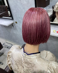 艶ローズピンクカラー - GLADGE池袋/ダブルカラー/ブリーチ掲載