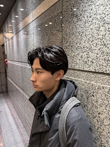 ナチュラルセンターパーマスタイル