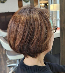 ショートボブ　ハイライト - ENOMOTO 髪質改善・白髪ぼかし【エノモト】掲載