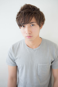 ミディアムルーズマッシュ×アッシュブラック×30代/40代