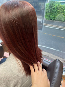 バレイヤージュカラー×艶髪スペシャルトリートメント