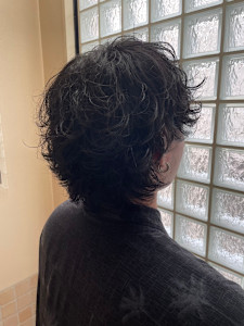 ミディアムレイヤー×パーマ