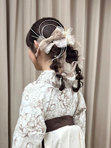 ツイン編み下ろし×袴