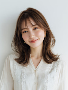 レイヤーカット/イメチェン/外ハネボブ/美髪/髪型