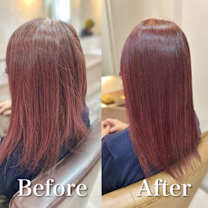 白髪ぼかし(ピンクベージュ)白髪キレイにマイナス10歳