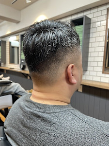 ビジネスフェード×ナチュラルアッシュ×メンズ30代/40代