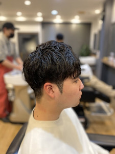 ニュアンスパーマ×アースカラー×30代/40代