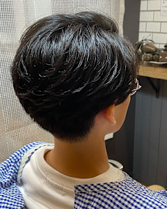 ナチュラルカールなニュアンスパーマ フェザーパーマ