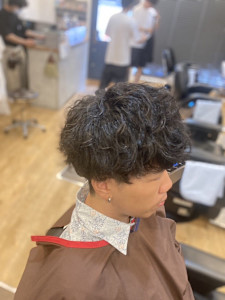 スパイラルパーマ