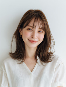 レイヤーカット/イメチェン/外ハネボブ/美髪/髪型