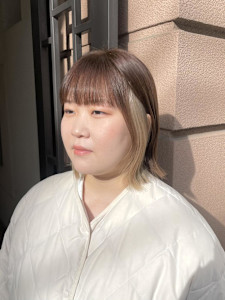 ベージュカラー/ポイントブリーチ/ブリーチカラー