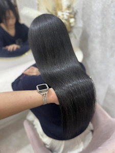 黒髪カタログ/クラゲヘアー/オリーブグレー/ココアベージュ