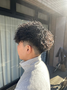 波巻きスパイラル/ツイストスパイラル/シャドウパーマ