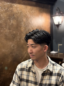 ショート毛流れパーマ