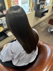 ツヤサラストレート