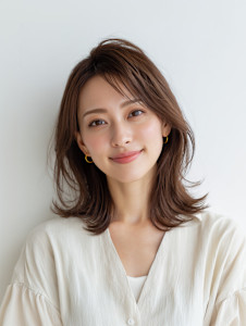 レイヤーカット/イメチェン/外ハネボブ/美髪/髪型