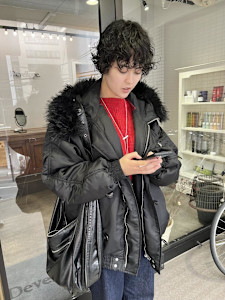 外国人風　ショートマッシュ　パーマ