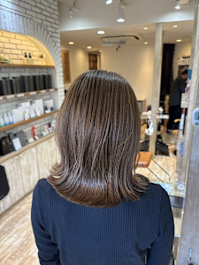 ハイライト/ベージュ/外ハネ/下赤塚/東武練馬