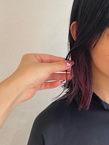 チェリーピンク＋イヤリングカラー