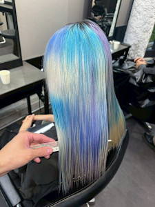 オーダーメイド　デザインカラー　ケアブリーチカラー　ウルフ