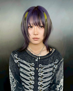 ブロンド　デザインカラー　ケアブリーチカラー　レイヤーカット